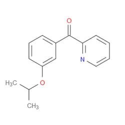Aobchem&nbsp;[3-(1-Methylethoxy)phenyl]-2-pyridinylmethanone | ≥95% | CAS 1443306-18-0 | C15H15NO2 | 1g