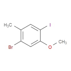 Aobchem&nbsp;1-Bromo-4-iodo-5-methoxy-2-methylbenzene | ≥95% | CAS 1208077-54-6 | C8H8BrIO | 5g