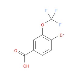 Aobchem&nbsp;4-Bromo-3-(trifluoromethoxy)benzoic acid | ≥95% | CAS 1008769-87-6 | C8H4BrF3O3 | 250mg