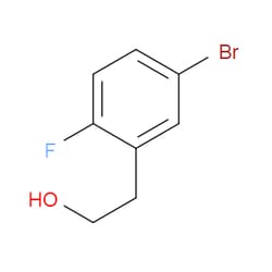 Aobchem&nbsp;2-(5-Bromo-2-fluorophenyl)ethanol | ≥95% | CAS 1341402-27-4 | C8H8BrFO | 500mg