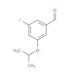 Aobchem&nbsp;3-Fluoro-5-isopropoxybenzaldehyde | ≥97% | CAS 1289030-71-2 | C10H11FO2 | 250mg