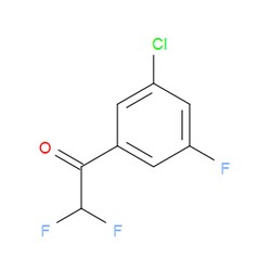 Aobchem&nbsp;1-(3-Chloro-5-fluorophenyl)-2 2-difluoroethanone | ≥95% | CAS 1352208-84-4 | C8H4ClF3O | 5g