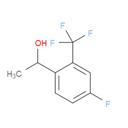 Aobchem&nbsp;1-(4-Fluoro-2-(trifluoromethyl)phenyl)ethanol | ≥95% | CAS 1096665-86-9 | C9H8F4O | 250mg