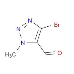 Aobchem&nbsp;4-Bromo-1-methyl-1H-1 2 3-triazole-5-carbaldehyde | ≥95% | CAS 1402465-82-0 | C4H4BrN3O | 1g
