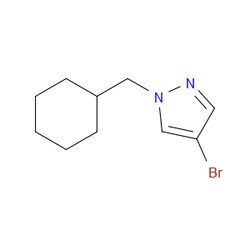 Aobchem&nbsp;4-Bromo-1-(cyclohexylmethyl)-1H-pyrazole | ≥95% | CAS 1150271-24-1 | C10H15BrN2 | 1g