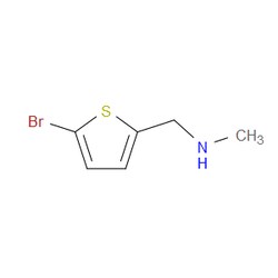 Aobchem&nbsp;1-(5-Bromothiophen-2-yl)-N-methylmethanamine | ≥97% | CAS 90553-43-8 | C6H8BrNS | 5g