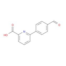 Aobchem&nbsp;6-(4-Formylphenyl)-2-pyridinecarboxylic acid | ≥97% | CAS 566198-31-0 | C13H9NO3 | 500mg