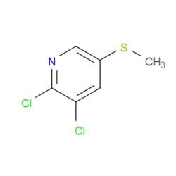 Aobchem&nbsp;2 3-Dichloro-5-(methylthio)pyridine | ≥95% | CAS 203731-39-9 | C6H5Cl2NS | 500mg