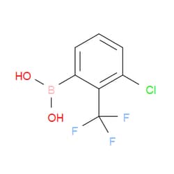 Aobchem&nbsp;3-Chloro-2-(trifluoromethyl)phenylboronic acid | ≥95% | CAS 1401990-62-2 | C7H5BClF3O2 | 250mg