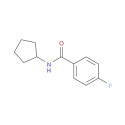 Aobchem&nbsp;N-cyclopentyl-4-fluorobenzamide | ≥95% | CAS 300829-28-1 | C12H14FNO | 5g