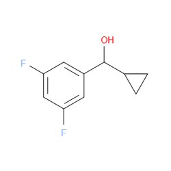 Aobchem&nbsp;-Cyclopropyl-3 5-difluorobenzenemethanol | ≥95% | CAS 1225501-96-1 | C10H10F2O | 500mg