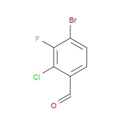 Aobchem&nbsp;4-Bromo-2-chloro-3-fluorobenzaldehyde | ≥97% | CAS 1780699-03-7 | C7H3BrClFO | 5g