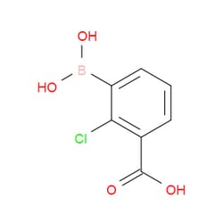 Aobchem&nbsp;3-Carboxy-2-chlorophenylboronic acid | ≥97% | CAS 1314264-58-8 | C7H6BClO4 | 1g