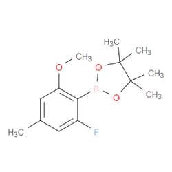 Aobchem&nbsp;2-Fluoro-6-methoxy-4-methylphenylboronic acid pinacol ester | ≥95% | CAS 2121513-46-8 | C14H20BFO3 | 250mg