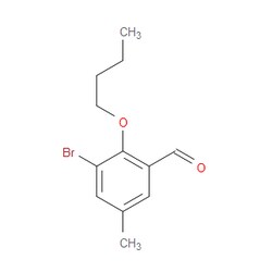 Aobchem&nbsp;3-Bromo-2-butoxy-5-methylbenzaldehyde | ≥95% | CAS 2413441-08-2 | C12H15BrO2 | 500mg
