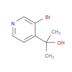 Aobchem&nbsp;2-(3-Bromopyridin-4-yl)propan-2-ol | ≥95% | CAS 1240605-46-2 | C8H10BrNO | 500mg