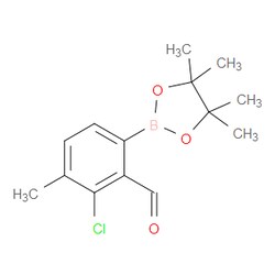 Aobchem&nbsp;3-Chloro-2-formyl-4-methylphenylboronic acid pinacol ester | ≥97% | CAS 2121513-75-3 | C14H18BClO3 | 5g