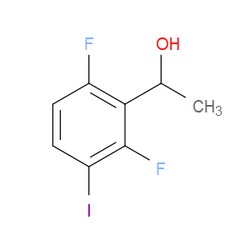 Aobchem&nbsp;1-(2 6-Difluoro-3-iodophenyl)ethanol | ≥95% | CAS 2484889-28-1 | C8H7F2IO | 1g