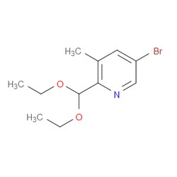 Aobchem&nbsp;5-Bromo-2-(diethoxymethyl)-3-methylpyridine | ≥97% | CAS 1245643-47-3 | C11H16BrNO2 | 5g
