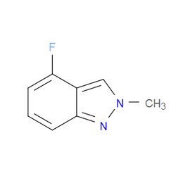 Aobchem&nbsp;4-Fluoro-2-methyl-2H-indazole | ≥97% | CAS 1209731-93-0 | C8H7FN2 | 1g