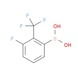 Aobchem&nbsp;2-(Trifluoromethyl)-3-fluoro-phenylboronic acid | ≥95% | CAS 850411-12-0 | C7H5BF4O2 | 250mg