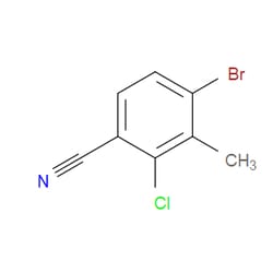 Aobchem&nbsp;4-Bromo-2-chloro-3-methylbenzonitrile | ≥97% | CAS 1254034-53-1 | C8H5BrClN | 1g