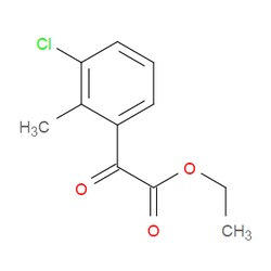Aobchem&nbsp;Ethyl 2-(3-chloro-2-methylphenyl)-2-oxoacetate | ≥95% | CAS 1256466-32-6 | C11H11ClO3 | 500mg