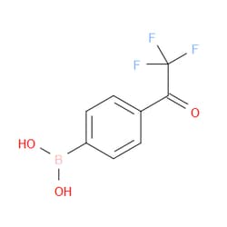 Aobchem&nbsp;(4-(2 2 2-Trifluoroacetyl)phenyl)boronic acid | ≥95% | CAS 1055316-64-7 | C8H6BF3O3 | 500mg