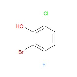 Aobchem&nbsp;2-Bromo-6-chloro-3-fluorophenol | ≥97% | CAS 1782417-49-5 | C6H3BrClFO | 250mg