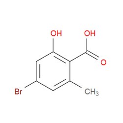 Aobchem&nbsp;4-Bromo-2-hydroxy-6-methylbenzoic acid | ≥95% | CAS 2091785-59-8 | C8H7BrO3 | 1g