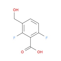 Aobchem&nbsp;2 6-Difluoro-3-(hydroxymethyl)benzoic acid | ≥97% | CAS 2138335-79-0 | C8H6F2O3 | 250mg