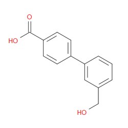 Aobchem&nbsp;3 -(Hydroxymethyl)[1 1 -biphenyl]-4-carboxylic acid | ≥97% | CAS 773872-85-8 | C14H12O3 | 5g