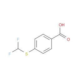 Aobchem&nbsp;4-((Difluoromethyl)thio)benzoic acid | ≥97% | CAS 4837-26-7 | C8H6F2O2S | 500mg