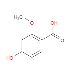 Aobchem&nbsp;4-Hydroxy-2-methoxybenzoic acid | ≥97% | CAS 90111-34-5 | C8H8O4 | 5g