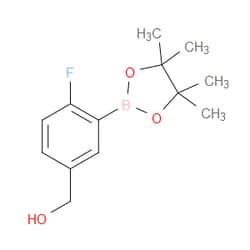 Aobchem&nbsp;[4-Fluoro-3-(tetramethyl-1 3 2-dioxaborolan-2-yl)phenyl]methanol | ≥97% | CAS 1333264-06-4 | C13H18BFO3 | 5g