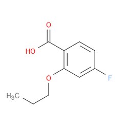 Aobchem&nbsp;4-Fluoro-2-n-propoxybenzoic acid | ≥97% | CAS 1378666-16-0 | C10H11FO3 | 5g