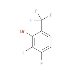 Aobchem&nbsp;2-Bromo-4-fluoro-3-iodobenzotrifluoride | ≥95% | CAS 2227272-51-5 | C7H2BrF4I | 250mg