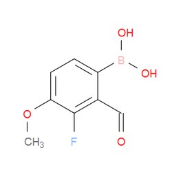 Aobchem&nbsp;3-Fluoro-2-formyl-4-methoxyphenylboronic acid | ≥97% | CAS 1451392-03-2 | C8H8BFO4 | 250mg