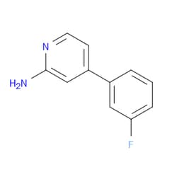 Aobchem&nbsp;4-(3-Fluorophenyl)-2-pyridinamine | ≥97% | CAS 1159815-31-2 | C11H9FN2 | 5g