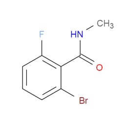 Aobchem&nbsp;2-Bromo-6-fluoro-N-methylbenzamide | ≥95% | CAS 1436306-43-2 | C8H7BrFNO | 5g