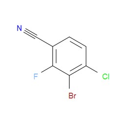 Aobchem&nbsp;3-Bromo-4-chloro-2-fluorobenzonitrile | ≥97% | CAS 2092624-38-7 | C7H2BrClFN | 250mg
