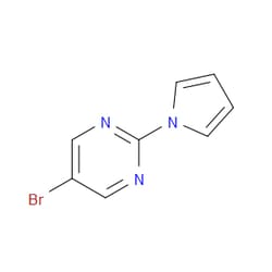 Aobchem&nbsp;5-Bromo-2-pyrrol-1-yl-pyrimidine | ≥97% | CAS 478258-70-7 | C8H6BrN3 | 5g
