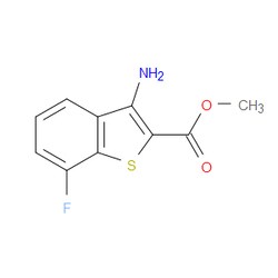 Aobchem&nbsp;Methyl 3-amino-7-fluorobenzo[b]thiophene-2-carboxylate | ≥97% | CAS 2090172-47-5 | C10H8FNO2S | 1g