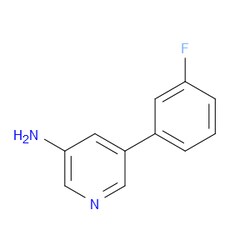 Aobchem&nbsp;5-(3-Fluorophenyl)pyridin-3-amine | ≥95% | CAS 1214384-10-7 | C11H9FN2 | 5g