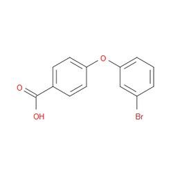 Aobchem&nbsp;4-(3-Bromophenoxy)benzoic acid | ≥95% | CAS 347173-46-0 | C13H9BrO3 | 250mg