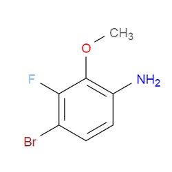 Aobchem&nbsp;4-Bromo-3-fluoro-2-methoxyaniline | ≥95% | CAS 1137869-95-4 | C7H7BrFNO | 500mg