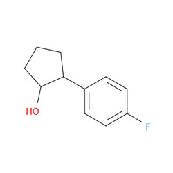 Aobchem&nbsp;2-(4-Fluorophenyl)cyclopentanol | ≥97% | CAS 1250764-41-0 | C11H13FO | 250mg