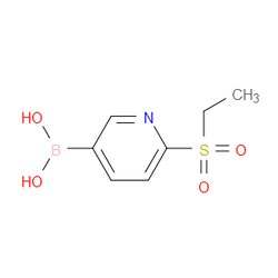 Aobchem&nbsp;6-(Ethanesulfonyl)pyridine-3-boronic acid | ≥97% | CAS 1256345-84-2 | C7H10BNO4S | 250mg
