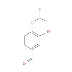 Aobchem&nbsp;3-Bromo-4-(difluoromethoxy)benzaldehyde | ≥97% | CAS 1155878-02-6 | C8H5BrF2O2 | 500mg