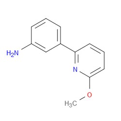 Aobchem&nbsp;3-(6-Methoxy-2-pyridinyl)benzenamine | ≥97% | CAS 1194974-82-7 | C12H12N2O | 1g